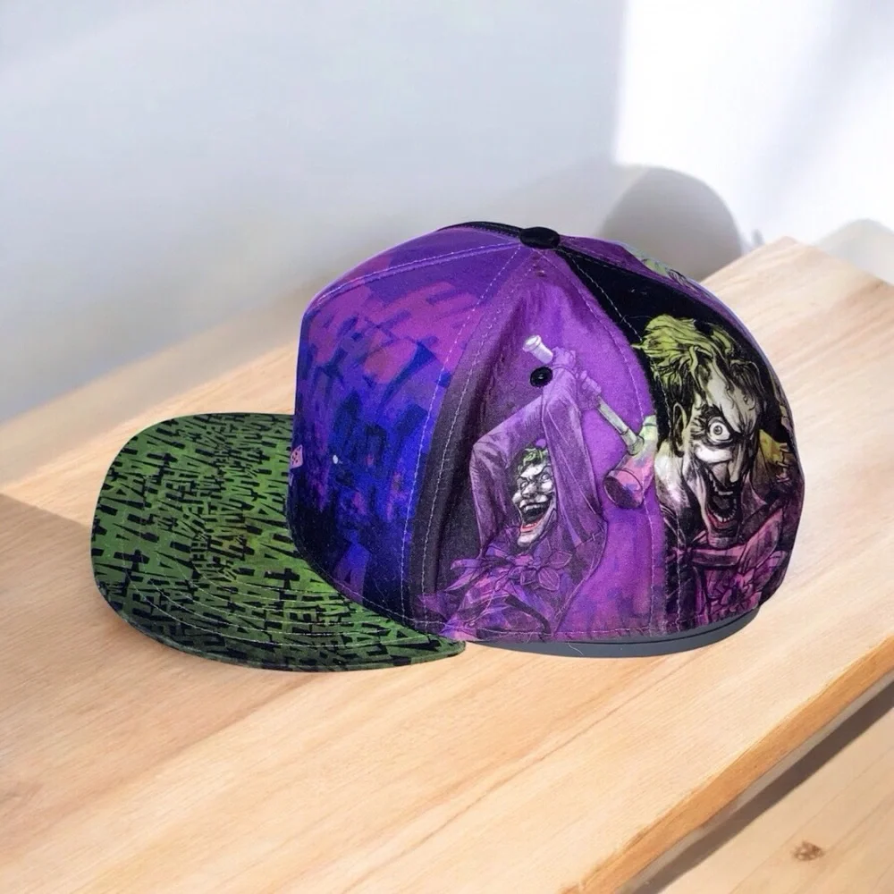Batman Joker Themed Purple Green Trucker Hat